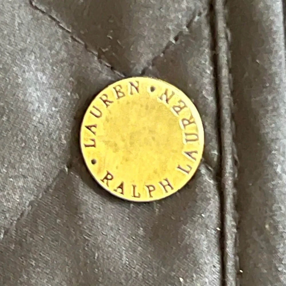 Lauren, Ralph Lauren quilted barn jacket with corduroy collar Large Like New - Picture 4 of 7